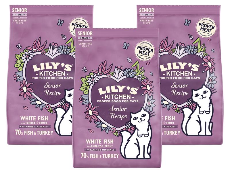 Lily's Kitchen Trockenfutter Senior Fisch, 2.4 kg