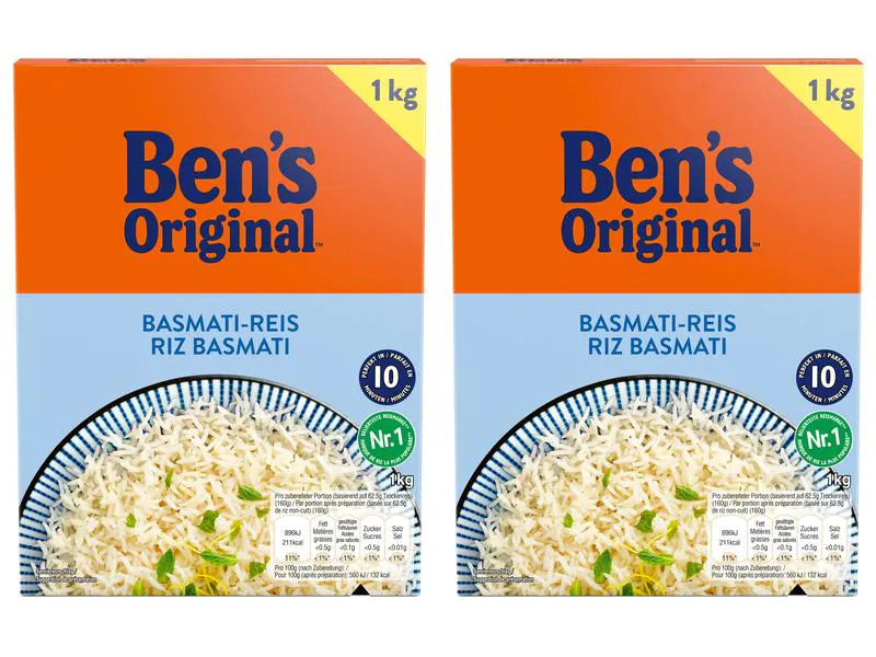 Ben's Original Reis Basmati 2 x 1 kg