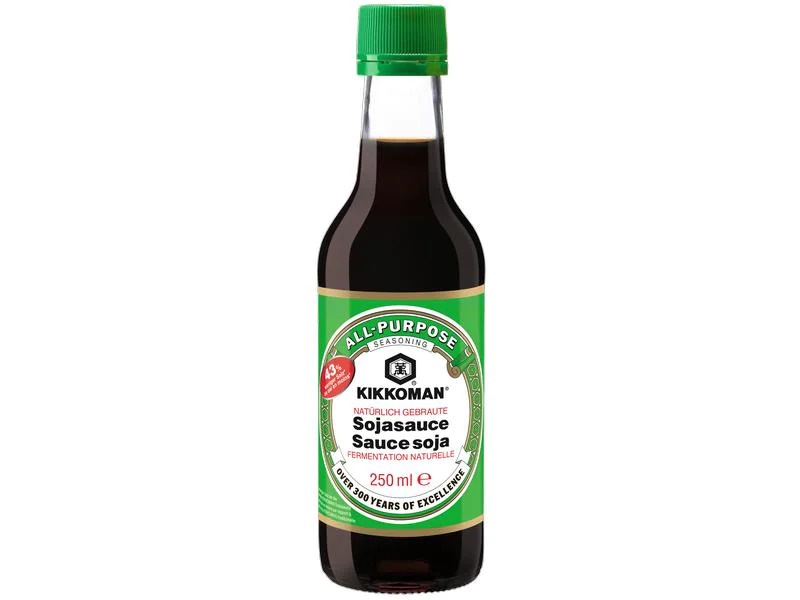 Kikkoman Soja Sauce mit 43% weniger Salz 250 ml