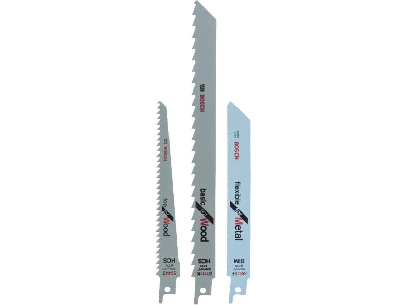 Bosch Säbelsägeblätter-Set 3-teilig