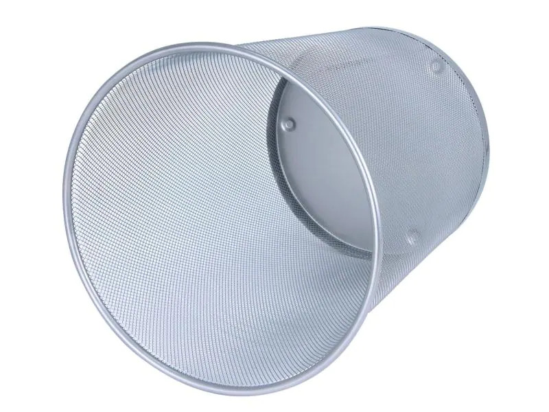 WEDO Papierkorb Office Silber
