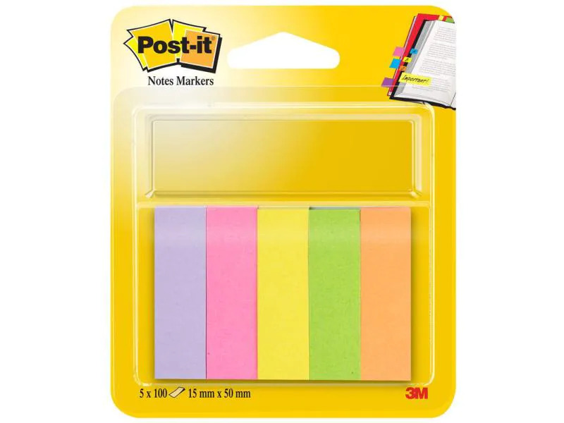 Post-it Page Marker Post-it 15 mm x 50 mm Mehrfarbig