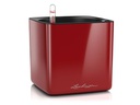 Lechuza Blumentopf CUBE Glossy 16 Weinrot