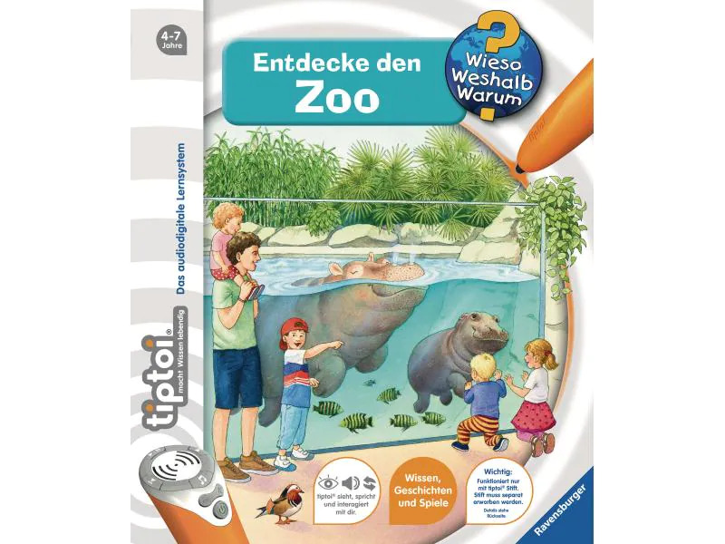 tiptoi Lernbuch WWW Entdecke den Zoo