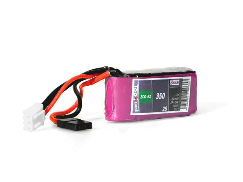 Hacker RC-Akku LiPo 350 mAh 7.4 V 25C TopFuel ECO-X RX
