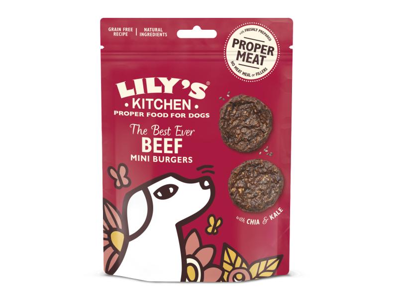 Lily's Kitchen Leckerli Beef Mini Burgers, 70 g