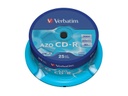 Verbatim CD-R AZO 0.7 GB, Spindel (25 Stück)
