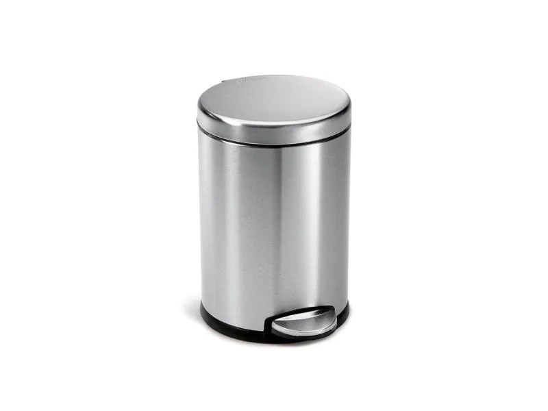 Simplehuman Treteimer 4.5 l, Silber matt