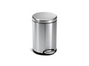 Simplehuman Treteimer 4.5 l, Silber matt