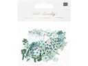 Rico Design Streudeko Blume 48 Stück, Mint