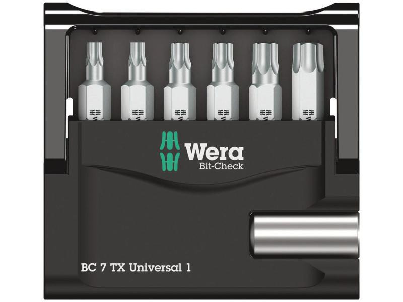 Wera Bit-Set Bit-Check 7 TX Universal 1, 7-teilig