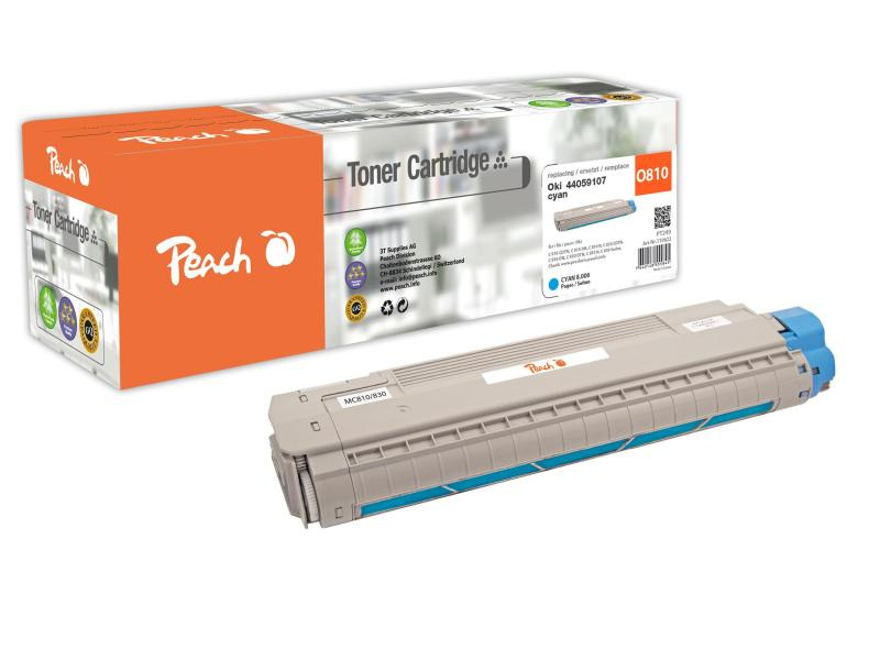 Peach Toner OKI 44059107 Cyan