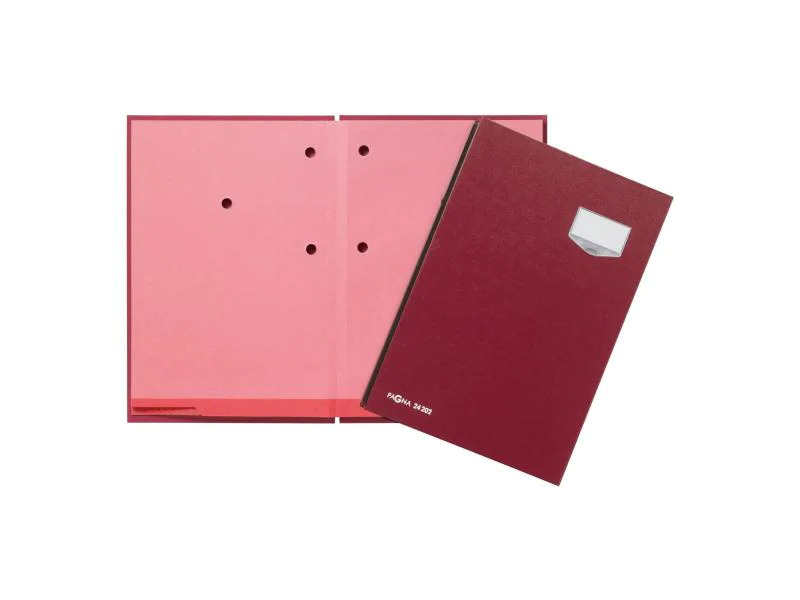 Pagna Unterschriftenmappe De Luxe mit 20 Fächer, Rot