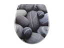 diaqua® Toilettensitz Nice Stones Absenkautomatik, Grau