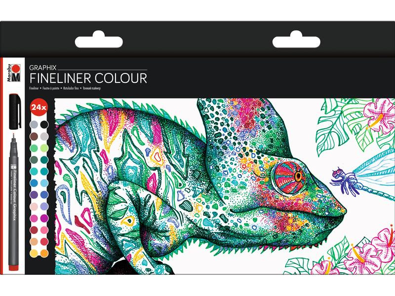 Marabu Fineliner Graphix Hypnotize 0.5 mm, 24 Stück