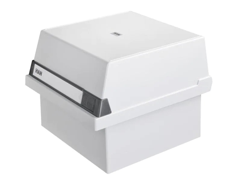 HAN Karteibox A5  Quer, 800 Karten, Grau