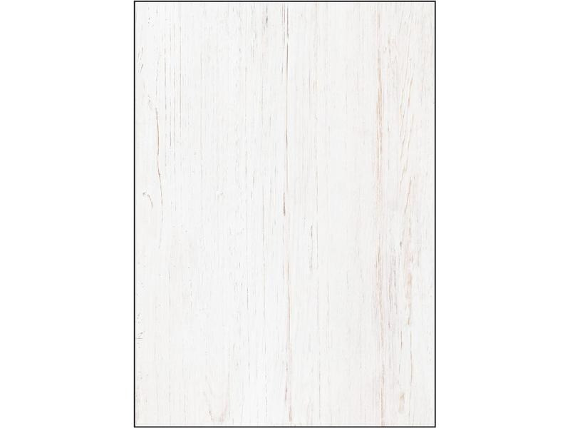 Sigel Motivpapier Holz A4, 200 g, 50 Blatt, Weiss