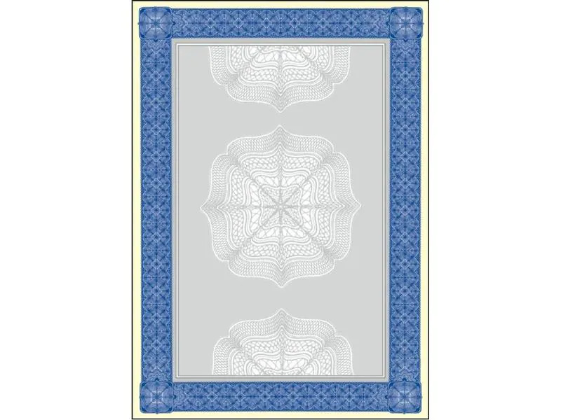 Sigel Motivpapier Wertpapier A4, 185 g, 20 Blatt, Blau