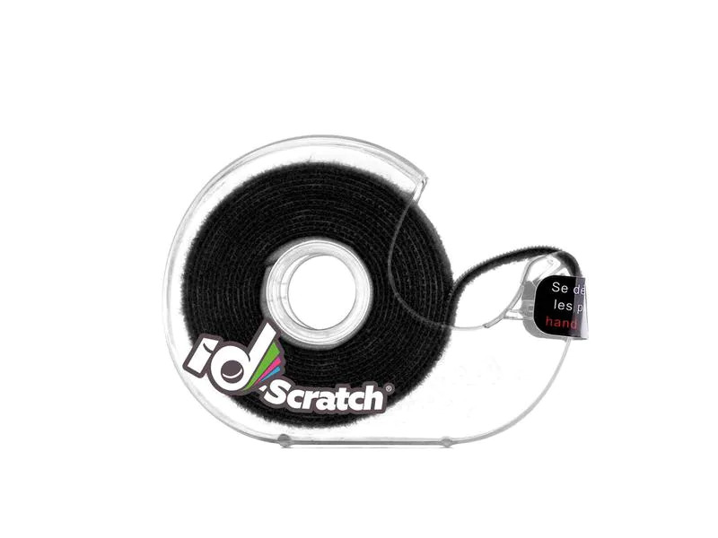 Patchsee Klettband-Box ID-SCRATCH Dispender Box Schwarz