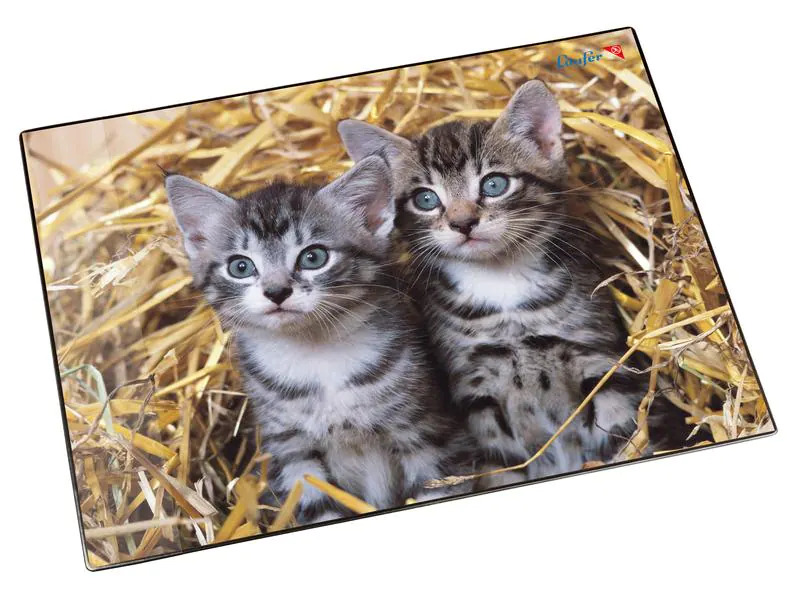 Läufer Schreibunterlage Katzen im Stroh 40 x 53 cm, 1 Stück