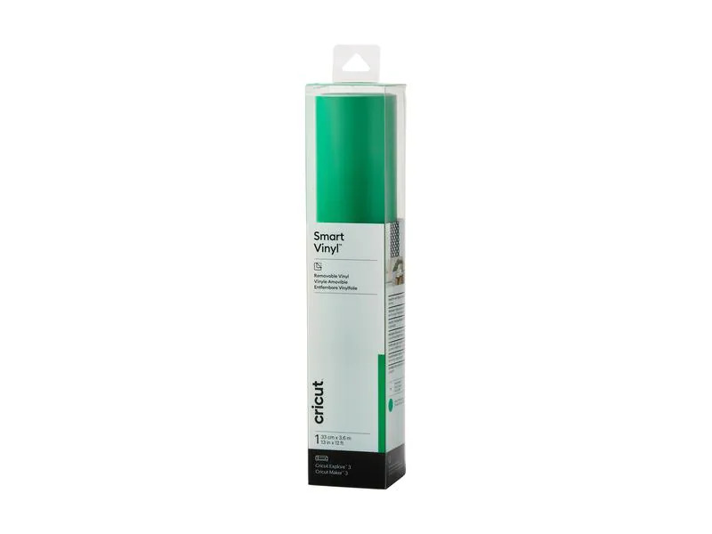 Cricut Vinylfolie Smart ablösbar 33 x 366 cm, 1 Stück, Grün