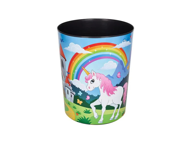 Läufer Papierkorb 13 L, Einhorn
