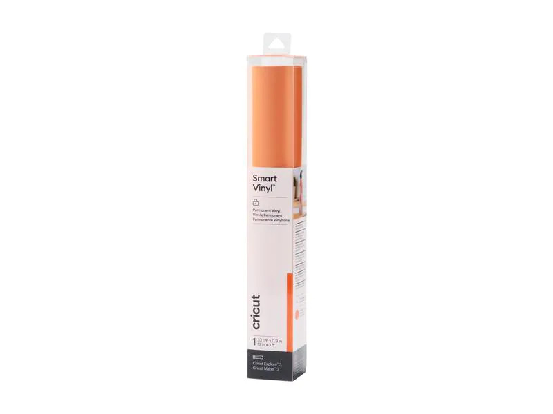 Cricut Vinylfolie Smart Matt Permanent 33 x 91 cm, Orange
