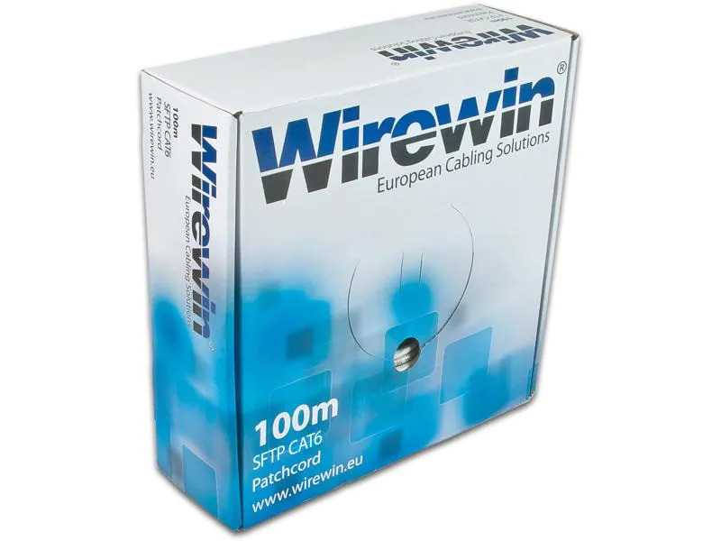 Wirewin Rangierkabel VKBOX KAT5E PATCH Cat 5e, F/UTP, 100 m, Grau