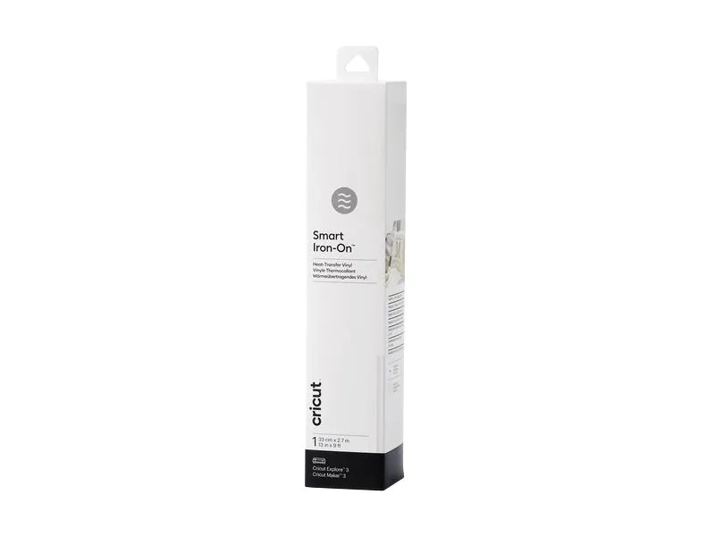 Cricut Aufbügelfolie Smart 33 x 273 cm, 1 Stück, Weiss