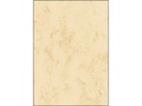 Sigel Motivpapier Marmor-Papier A4, 90 g, 100 Blatt, Beige