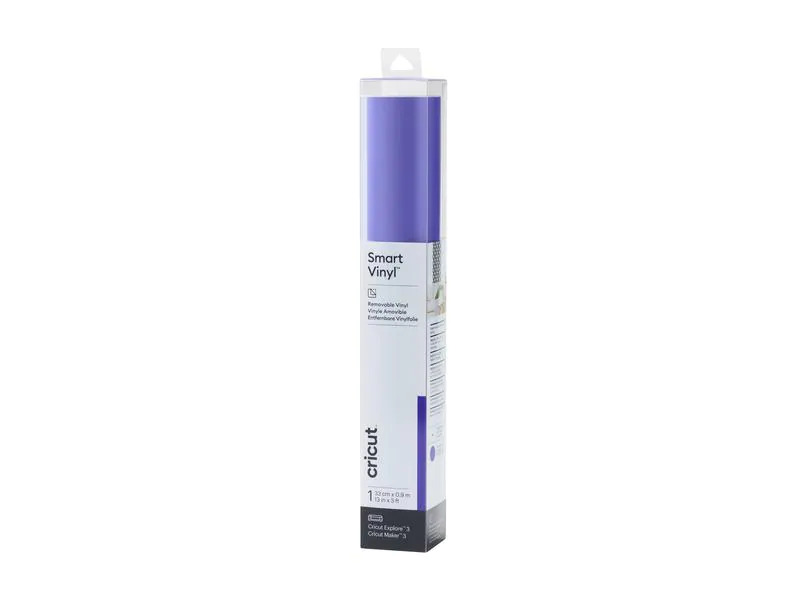 Cricut Vinylfolie Smart ablösbar 33 x 91 cm, 1 Stück, Violett