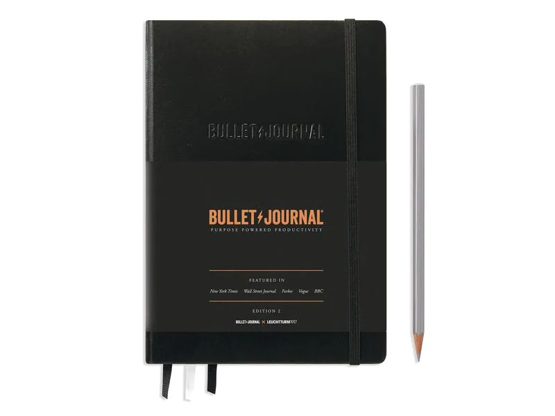 Leuchtturm Notizbuch Bullet Journal Edition 2, A5, Dot, Schwarz