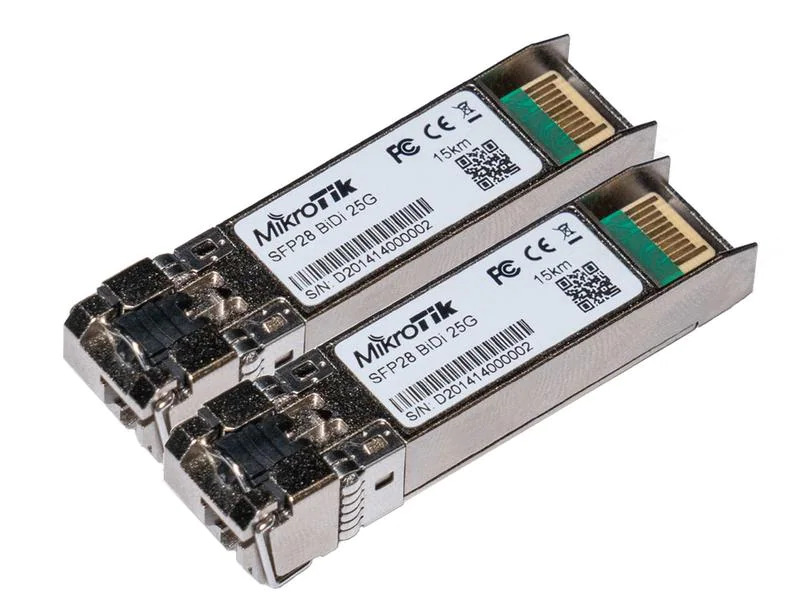 MikroTik SFP28 Modul XS+2733LC15D 2er Set