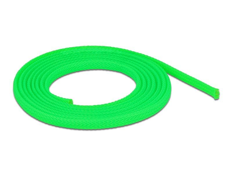 Delock Kabelschlauch dehnbar, 2 m x 6 mm Grün