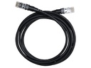 Patchsee Patchkabel ThinPATCH Cat 6A, U/FTP, 0.9 m, Schwarz 10 Stück
