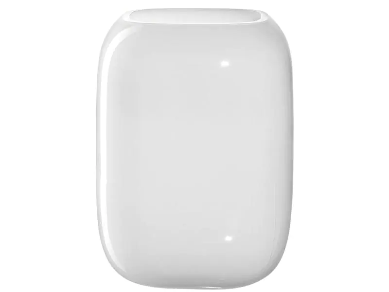 Leonardo Vase Milano, Weiss, 20 cm
