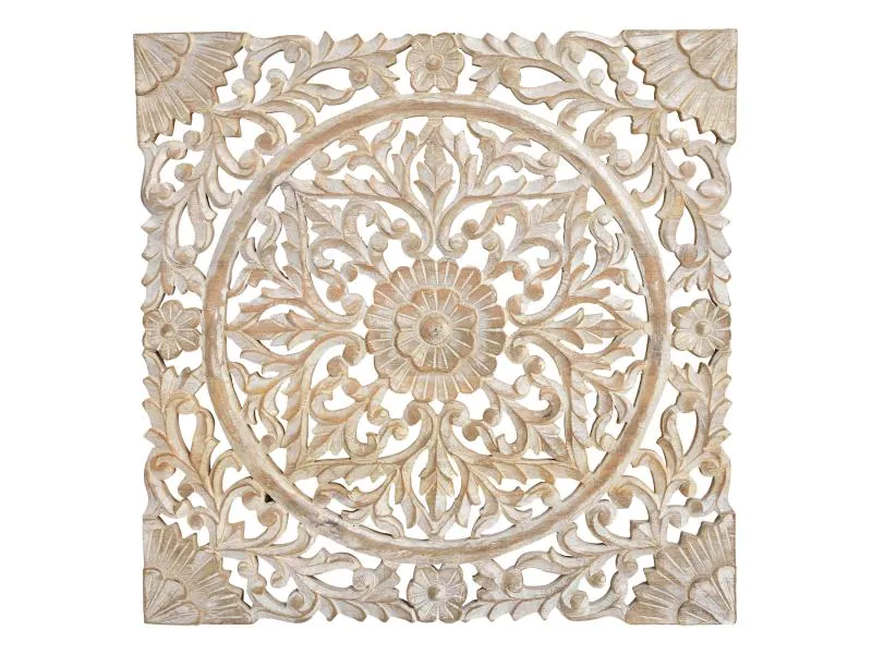 G. Wurm Bild Mandala 3D Weiss