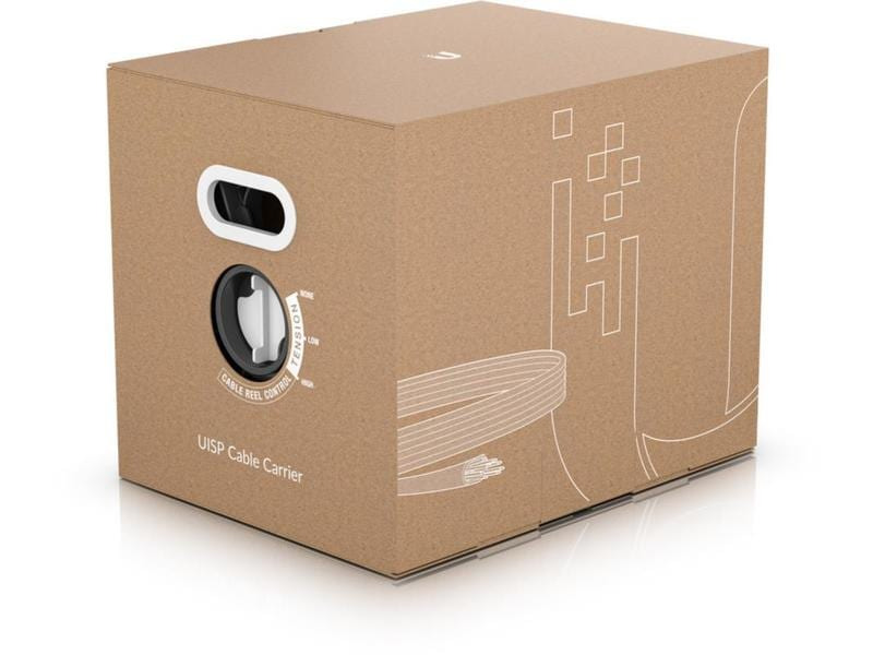 Ubiquiti Verlegekabel UISP-CABLE-CARRIER Cat 5e, FTP, 305 m, Schwarz