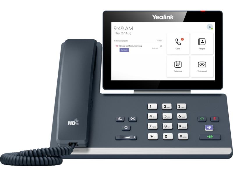 Yealink Tischtelefon MP58 Microsoft Teams Grau
