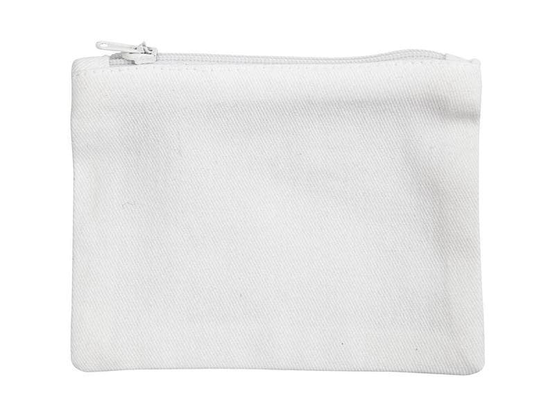 Creativ Company Geldbörse 9 x 12 cm Baumwolle, 1 Stück, Weiss