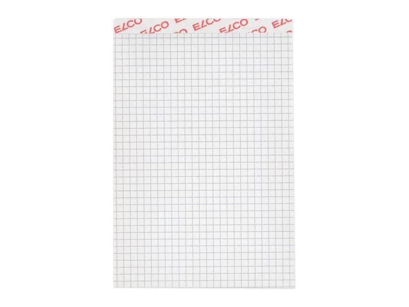 ELCO Notizblock A6 70 g/m² , 4 mm kariert, 5 Stück