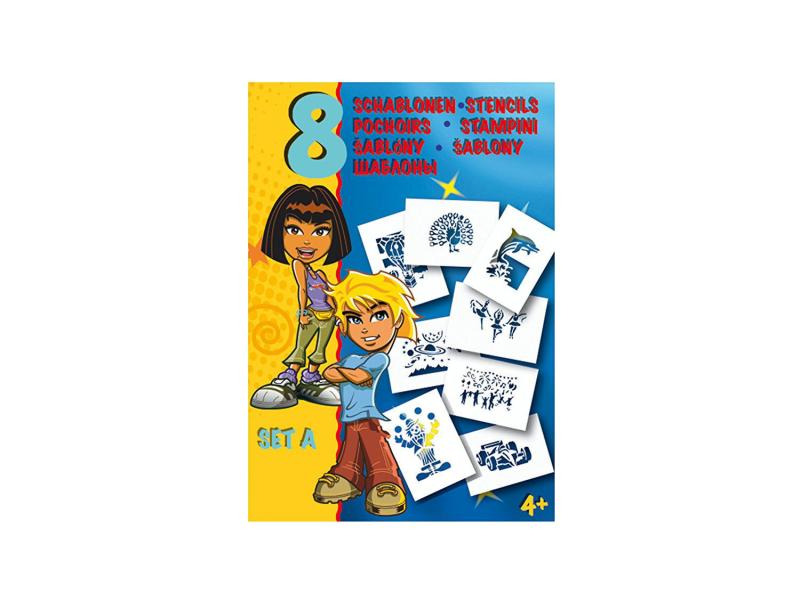 Malinos Schablone A5 Set A Mix