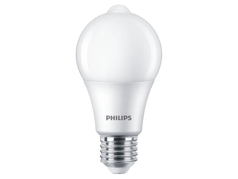 Philips Lampe LED 60W E27 A60 Sensor WW FR ND Warmweiss