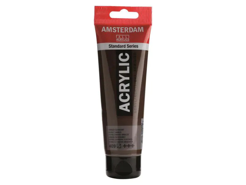 Amsterdam Acrylfarbe Standard 409 Umbra gebr. halbtransparent, 120 ml