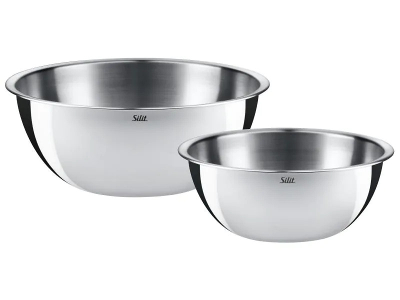 Silit Rührschüssel-Set 1.2 l/2.7 l, Silber