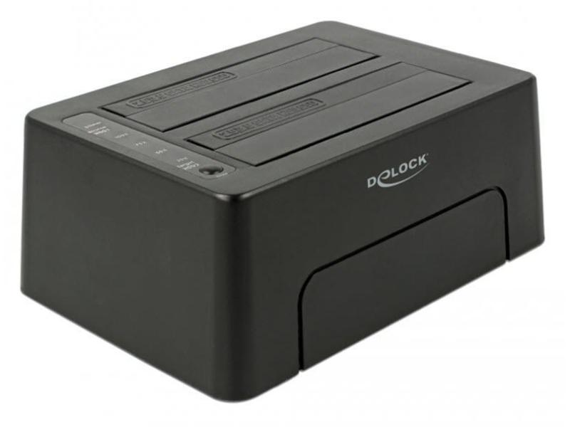 Delock Docking- und Klonstation Dual Sata HDD / SSD