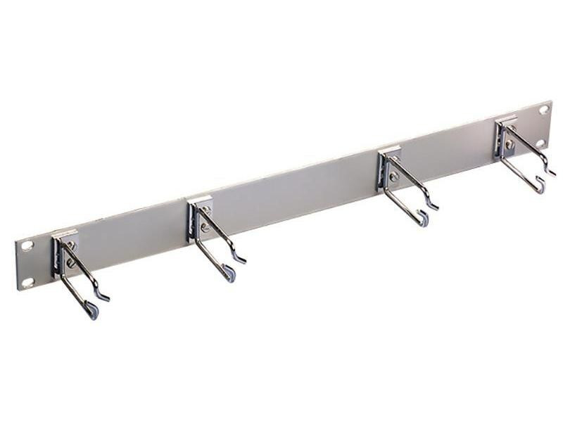 R&amp;M Kabelführungspanel 19 1HE Aluminium
