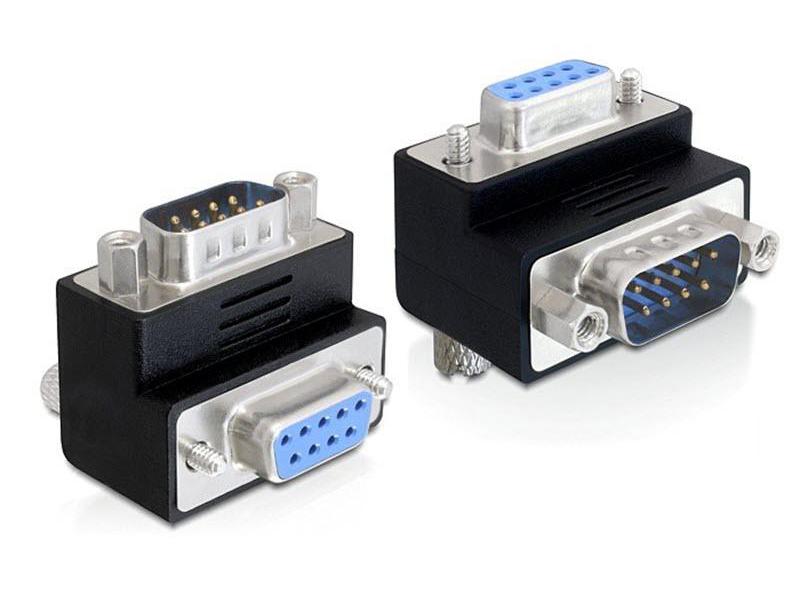 Delock Winkeladapter DB9 RS-232, 90°