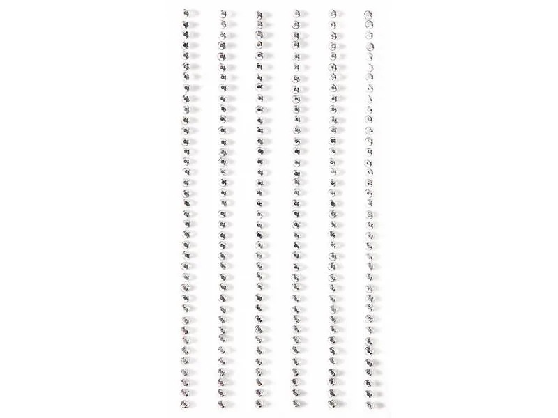 Artoz Glitzersticker Kristall 2 mm, 1 Blatt