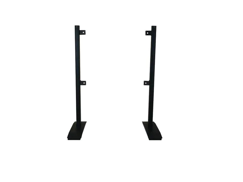 Audioraq Tischständer Premium Twin 100 max. 136 kg Schwarz